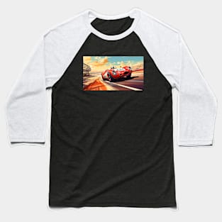 Vintage Racing Car Baseball T-Shirt